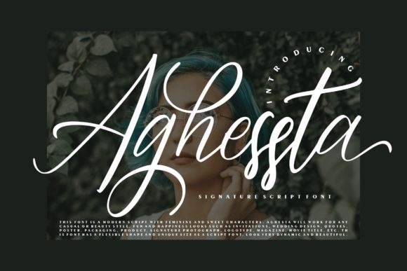Aghessta Script: The Luxury Typeface for Crafters