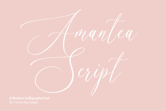 Amantea Script: A Graceful Typeface for Editorial Design