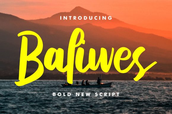 Baliwes Script Font for Premium Branding