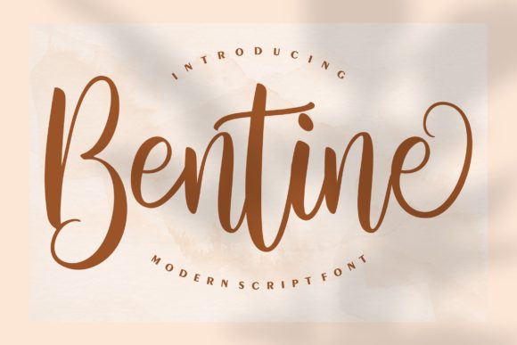 Bentine Script: A Romantic Typeface for Campaigns
