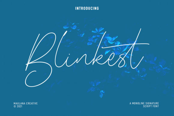 Blinkest Script Font for Campaign Design