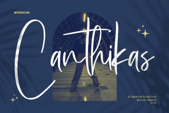 Canthikas Script: A Typeface for Elegant Editorial Design