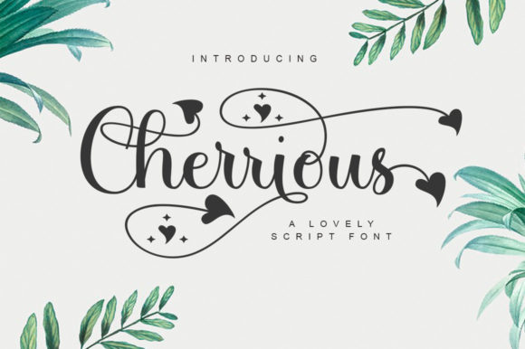 Cherrious Script Font for Elegant Web Design