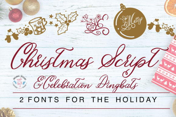Christmas Duo Script Typeface for Campaigns