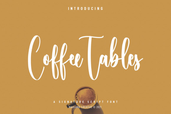 Coffee Tables Script: The Editorial Typeface
