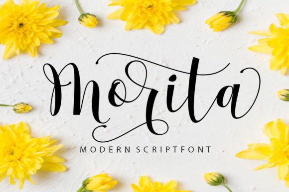 Designing with Morita Script Typeface