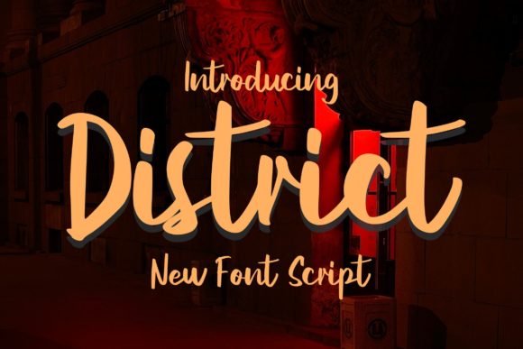 District Script: A Chic Typeface for Digital Design