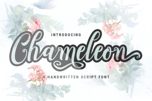 Elevate Your Crafts with Chameleon Script Font
