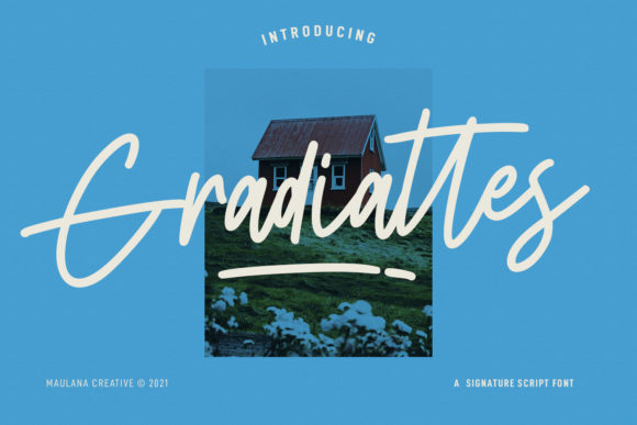 Gradiattes Script Font for Elegant Branding
