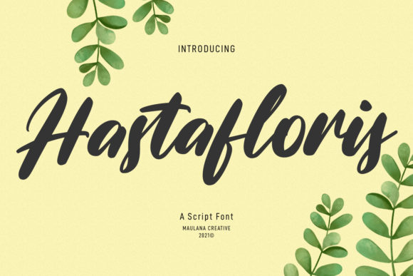 Hastafloris Script: Elevating Brand Identity with Elegant Typography