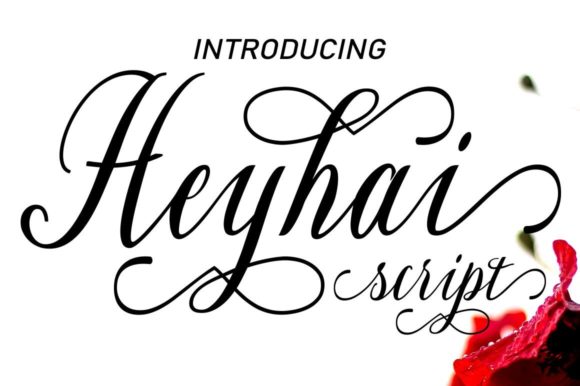 Heyhai Script: Elegant Typeface for Web Design