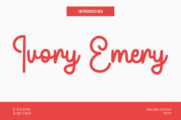 Ivory Emery Script: A Maker’s Font Review