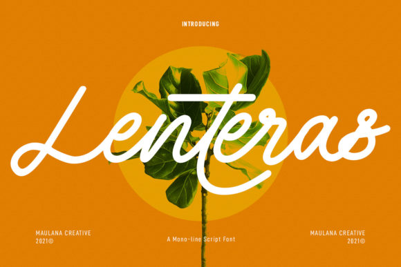 Lenteras Monoline Script for Professional Branding