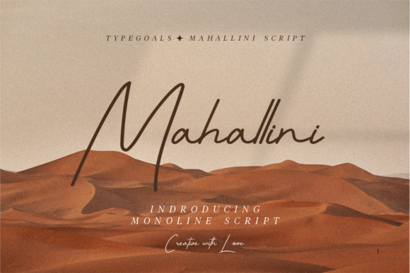 Mahallini Script: A Graceful Typeface for Makers