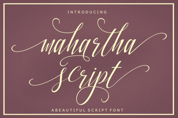 Mahartha Script Font Review for Makers
