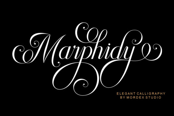 Marphidy Script Typeface for Editorial Design