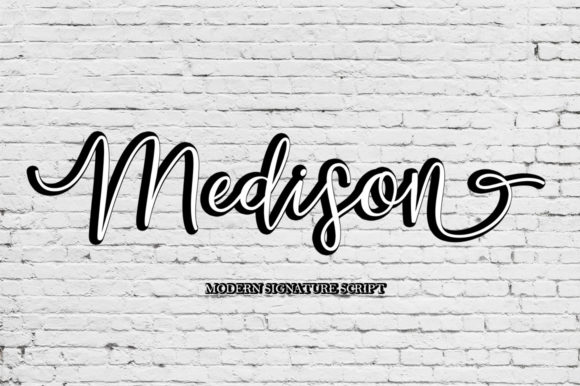 Medison Script: A Sweet Typeface for Editorial Design