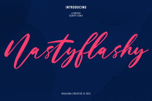 Nastyflashy Script Font for Elegant Branding