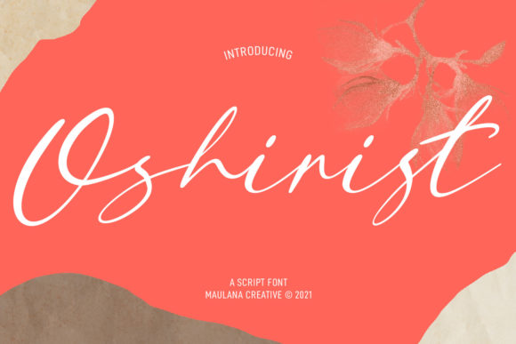 Oshirist Script: The Handwritten Font for Clear Campaigns