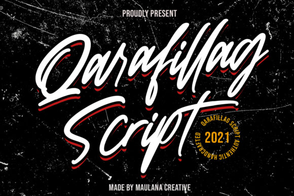 Qarafillag Script: A Bold Typeface for Editorial Design