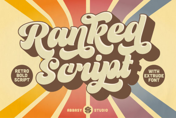 Ranked Script: The Bold Retro Font for Designers