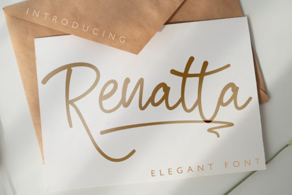 Renatta Script: A Vintage Typeface for Branding