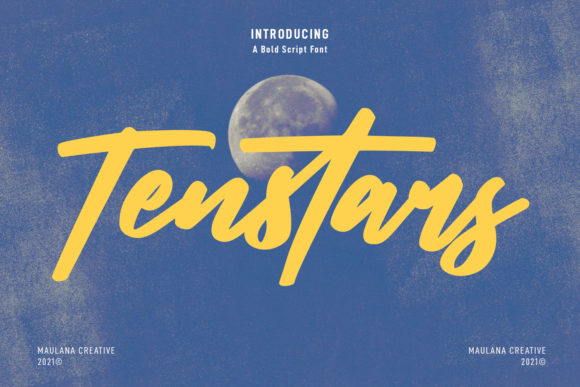 Tenstars Script Font for Handmade Brands