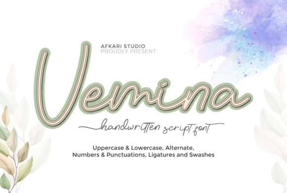 Vemina Script: The Handwritten Typeface for Editorial Design