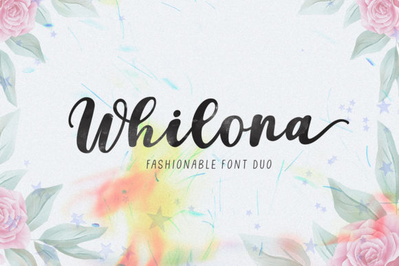 Whilona Script: A Modern Typeface for Editorial Design